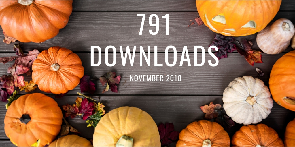 791 downloads for November 2018
